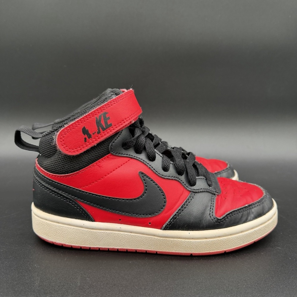 Nike Court Borough Mid 2 Size 3.5Y Style CD7782-602 Sneakers Nice